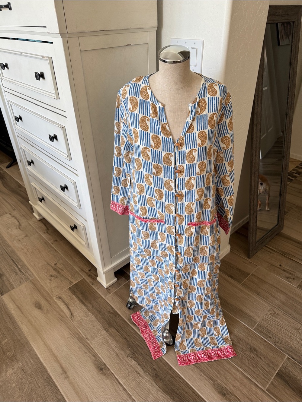 NWT Printfresh + Pencil & Paper Co. XS Exuma dress Island Paisley